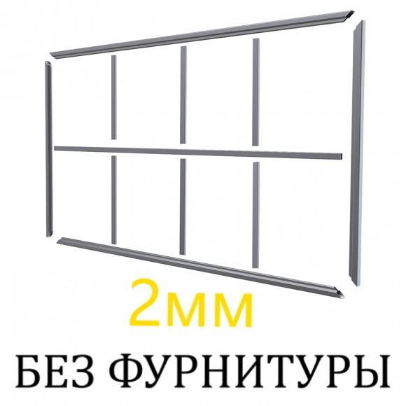 Каркас откатных ворот для самостоятельной сварки 2 мм